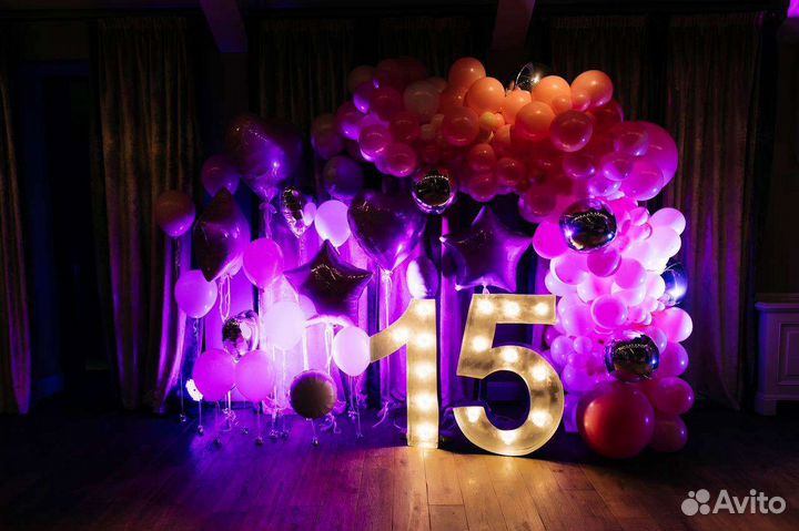 Цифры с лампами в Аренду