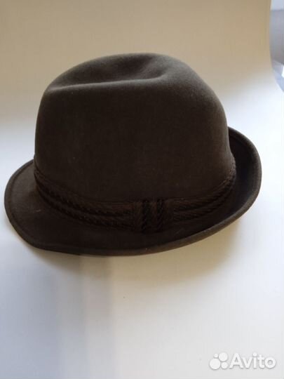 Шляпа фетровая винтажная 57 размер СССР