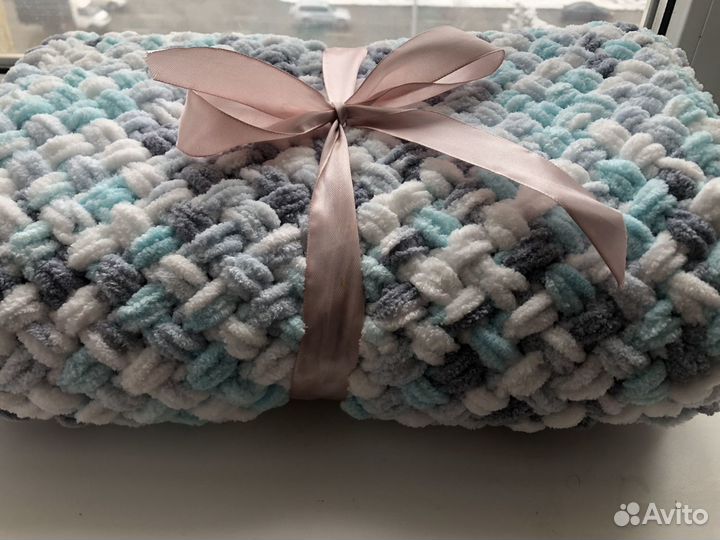 Плед детский плюшевый