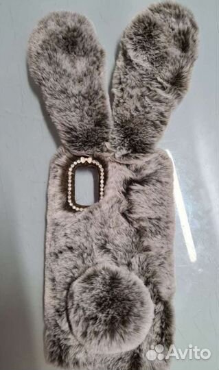 Чехол из меха для смартфона Samsung Galaxy A41