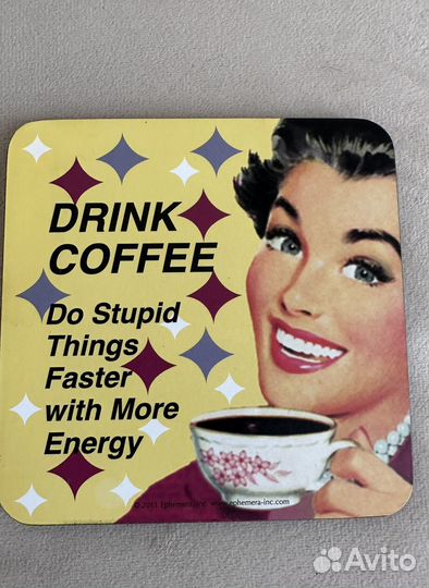 Подставка под кружку кофе шуточная
