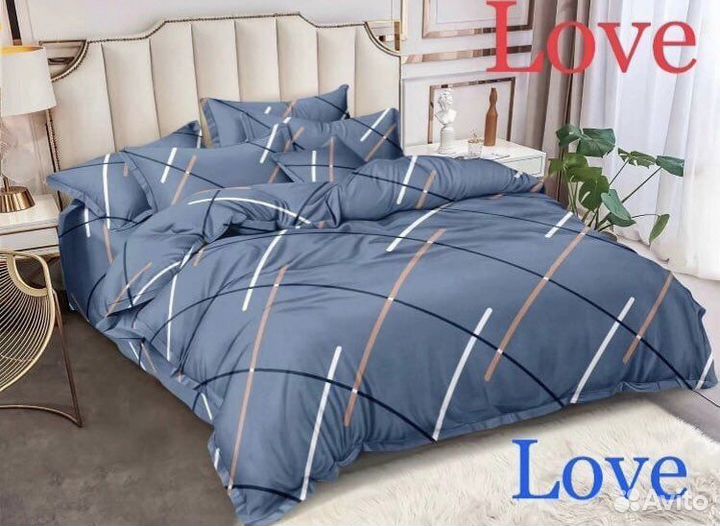 Комплект постельного белья евро
