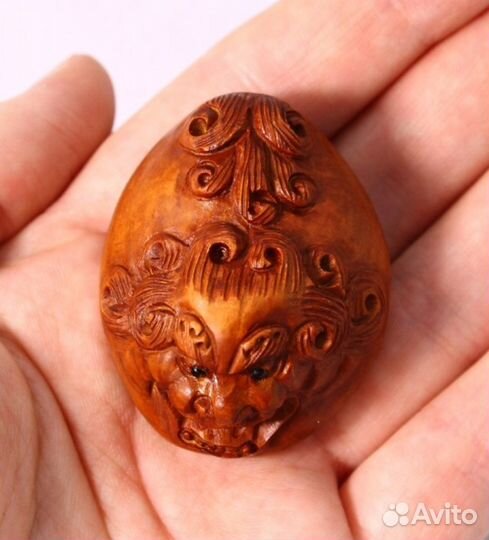 Статуэтка Дракон - Нэцкэ из Дерева Самшит ru* 64