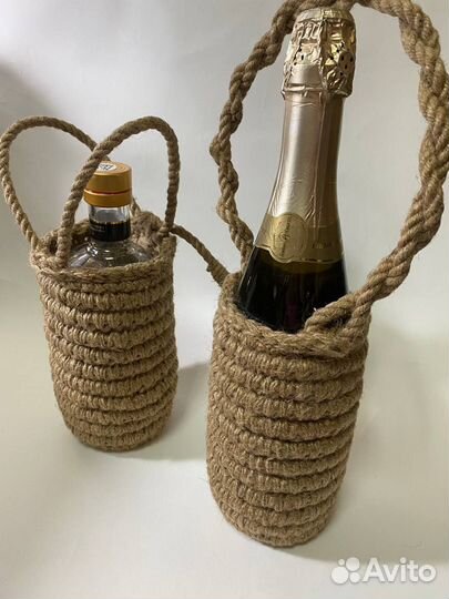 Изделия из джута и полиэфирного шнура