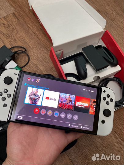 Nintendo switch oled с играми