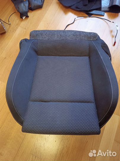 Обивка сиденья Шкода Рапид sport