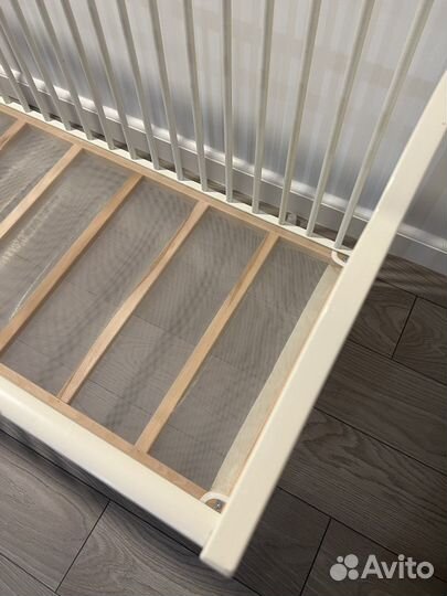 Детская кроватка IKEA + матрас vyssa