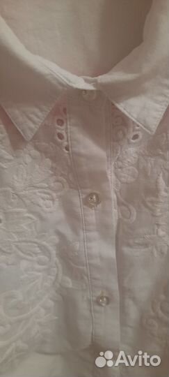 Школьная рубашка на рост 134 см