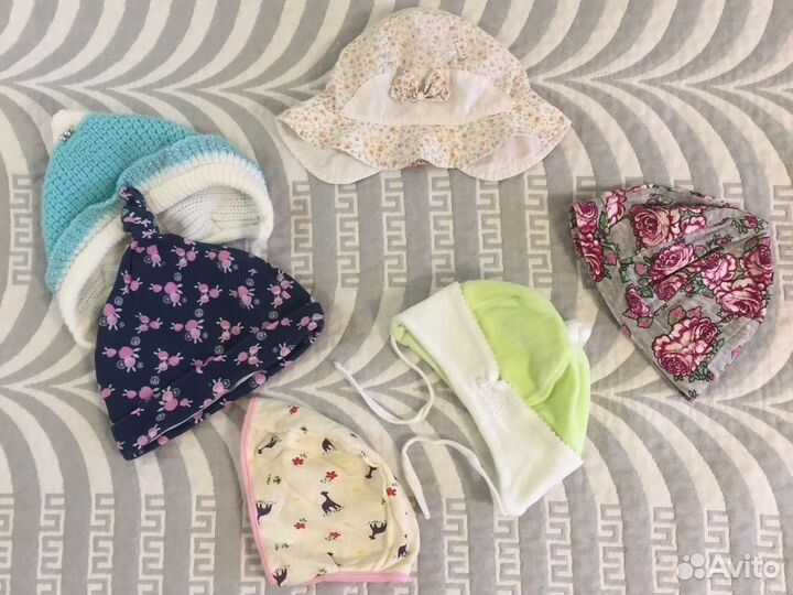 Шапки/панама пакетом Польша с рождения на дев