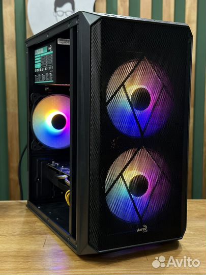 Игровой компьютер intel i3-10100f/RX580 8gb/16gb