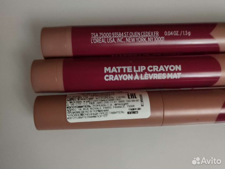 Помада -стик Infaillible matte lip crayon L'Oréal