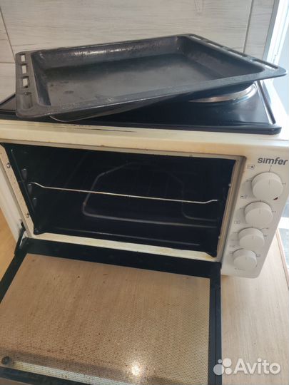 Мини печь с конфорками