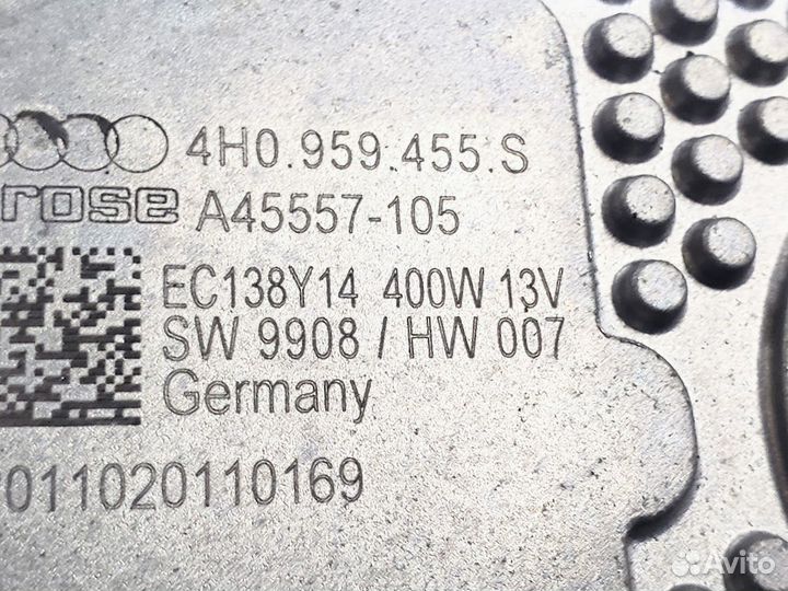 Вентилятор охлаждения Audi A8 D4 4H