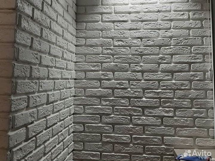 Декоративный кирпич. Укладка плитки