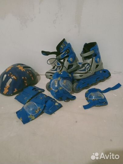 Роликовые коньки детские раздвижные