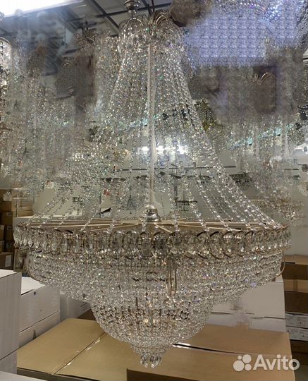 Хрустальная люстра производство Гусь-Хрустальный