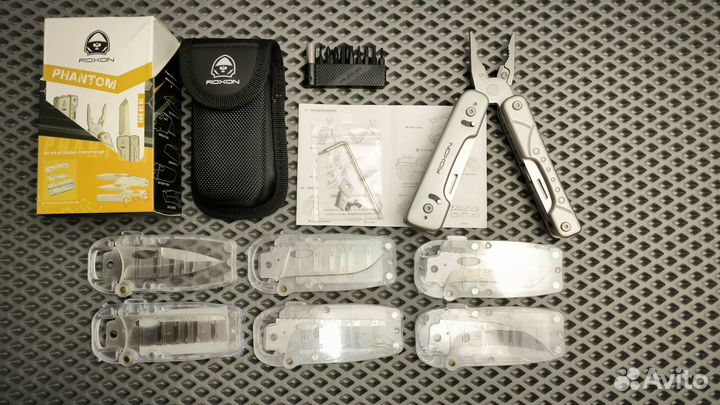 Мультитул Roxon Phantom s802 + Сменные Клинки