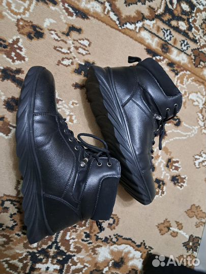 Кожаная обувь зимняя 36 для мальчика