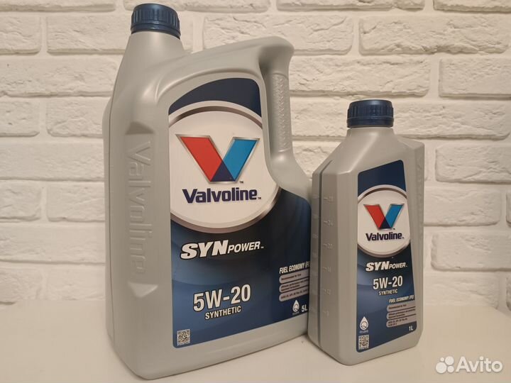 Масло моторное valvoline synpower FE 5W-20 5л