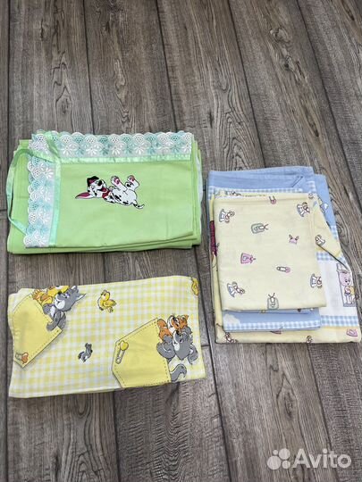 Детское постельное белье 3 комплекта