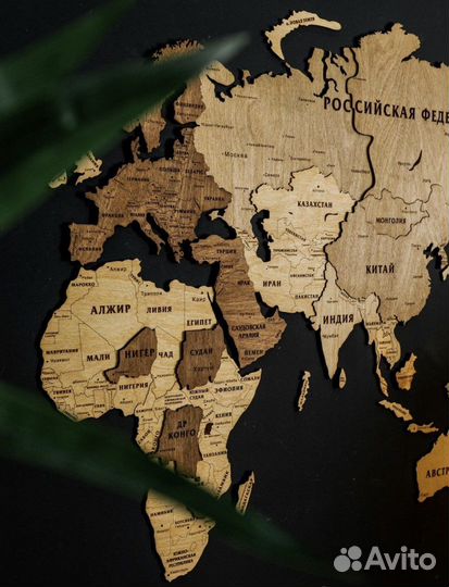 Карта мира и России 3d