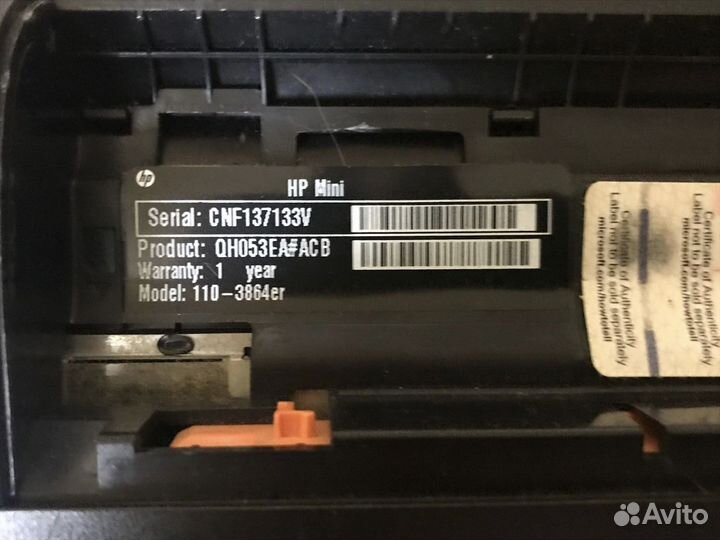 HP Mini 110-3864er в разбор