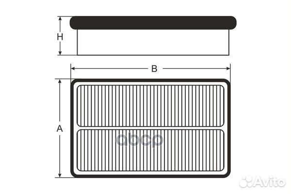 Фильтр воздушный SB2342 SCT