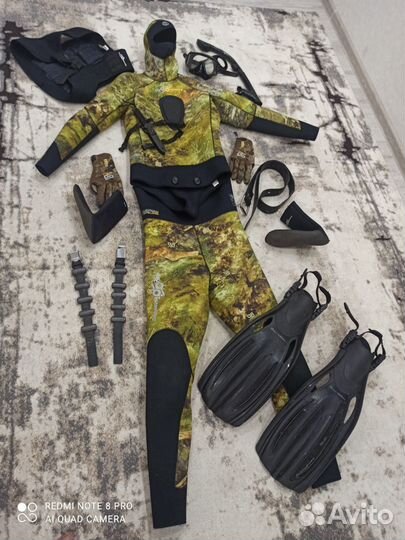 Гидрокостюм для подводной охоты 7мм