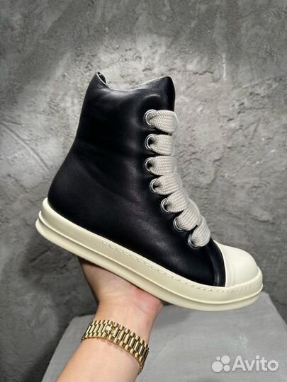 Кеды Rick Owens Jumbo Padded High Sneakers