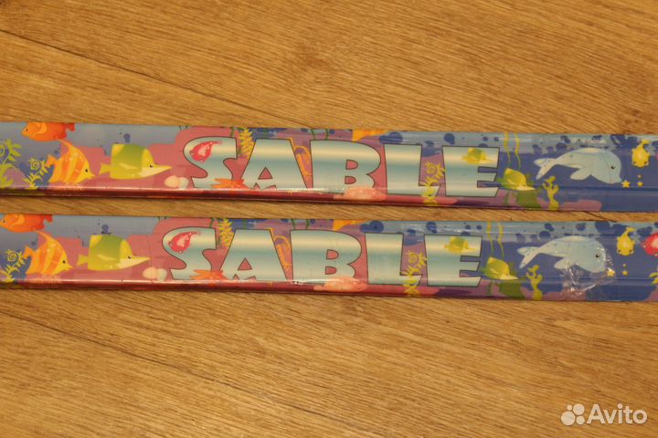 Лыжи беговые детские 130 см без креплений