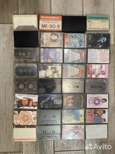Аудиокассеты с записью бу