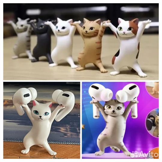 Кот / кошка, держатель для наушников