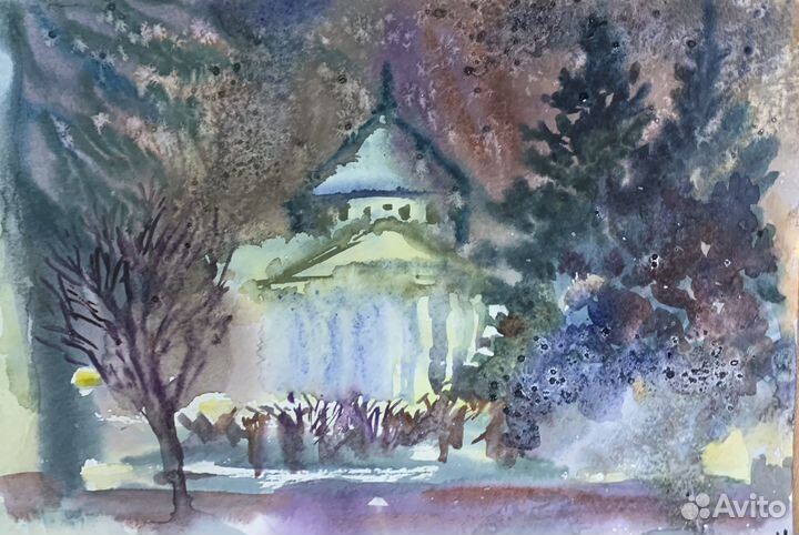 Картина акварель