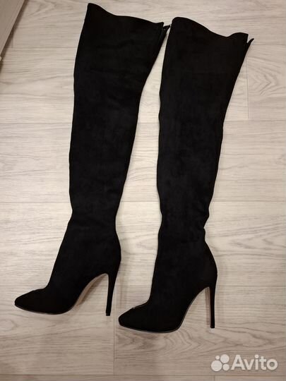 Сапоги ботфорты демисезонные 39