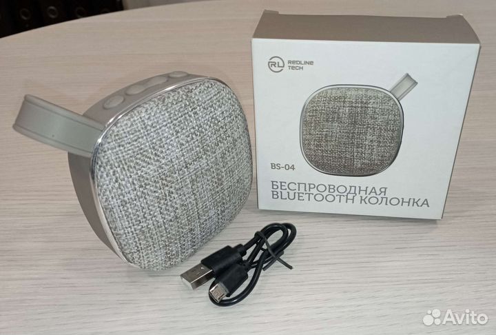 Портативная колонка RED-line Tech BS-04 Gray