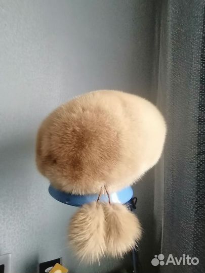 Берет женский норковый
