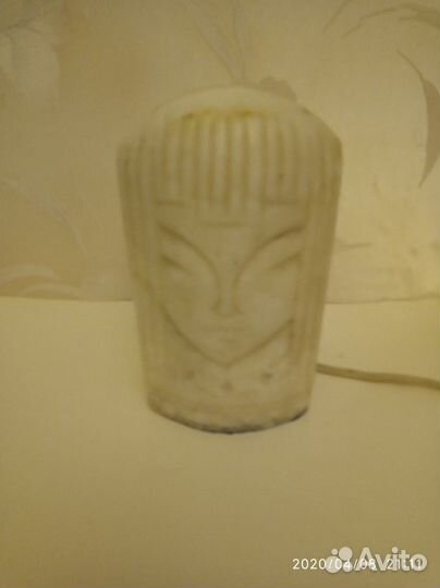 Лампа ночник из мрамора новогодний подарок другу