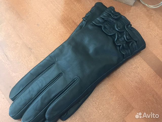Перчатки женские кожаные 6.5