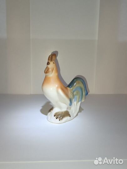 Фарфоровая статуэтка скульптура Петух