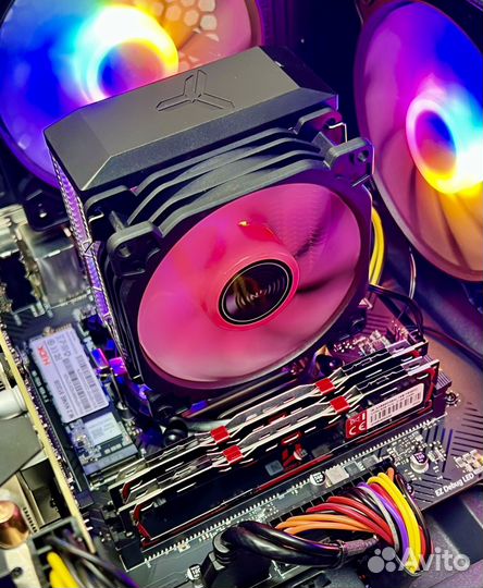 Игровой i3 10105 / RX580 8Gb / DDR 16 / M.2 512