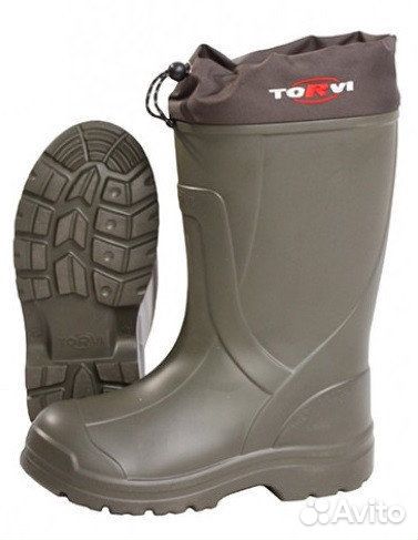 Сапоги torvi 47-48р. -60С с утепляющей вставкой