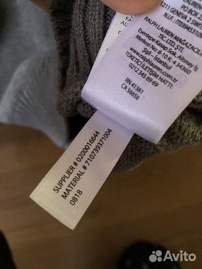 Polo ralph lauren свитер