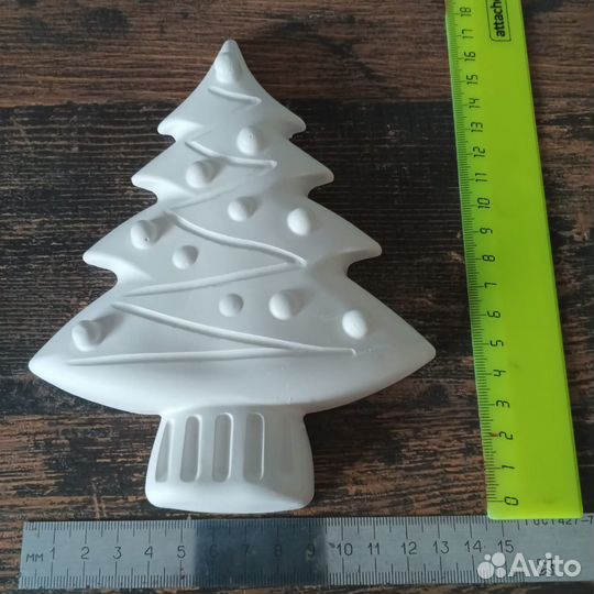 Раскраска из гипса ёлочка, шишки