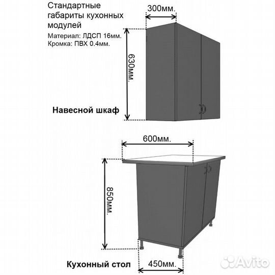 Кухонный пенал