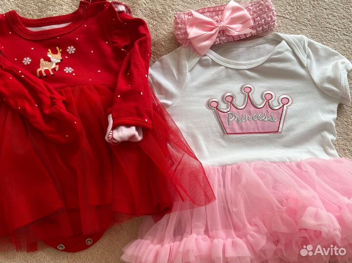 Платье для новорожденной девочки