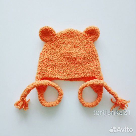 Шапочки ручной работы для новорожденных