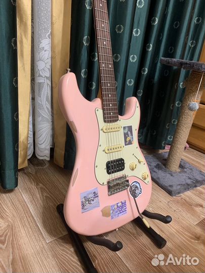 Электрогитара Jet js 400 pink