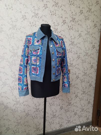 Джинсовый пиджак женский