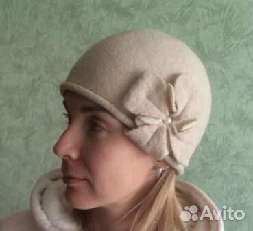 Шапочка шерстяная р.55