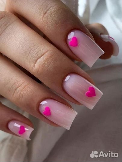 Маникюр+покрытие 1400 наращивание от 2500